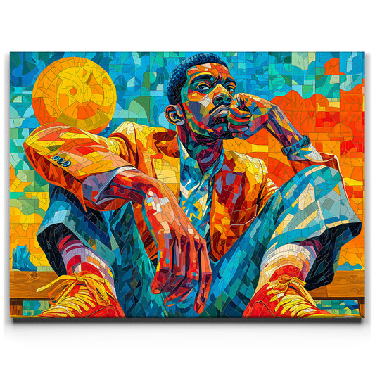 Color Outside The Cool Posters, Prints, & Visual Artwork TheGoatWallArt LANDSCAPE 24x18 0.75" STANDARD