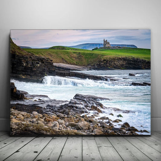 Castle on the Hill Posters, Prints, & Visual Artwork TheGoatWallArt LANDSCAPE 24x18 0.75" STANDARD