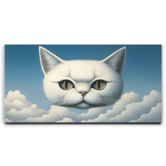 Cat Cloud Posters, Prints, & Visual Artwork TheGoatWallArt LANDSCAPE - WIDE 30x15 0.75" STANDARD