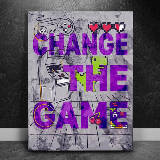 Change The Game - Sketch Posters, Prints, & Visual Artwork TheGoatWallArt PORTRAIT 18x24 0.75" STANDARD