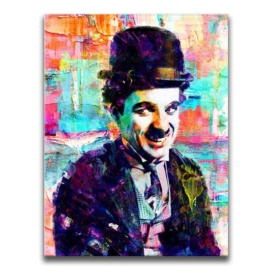 Chaplin II Posters, Prints, & Visual Artwork TheGoatWallArt PORTRAIT 18x24 0.75" STANDARD
