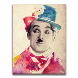 Charlie Chaplin - Watercolor