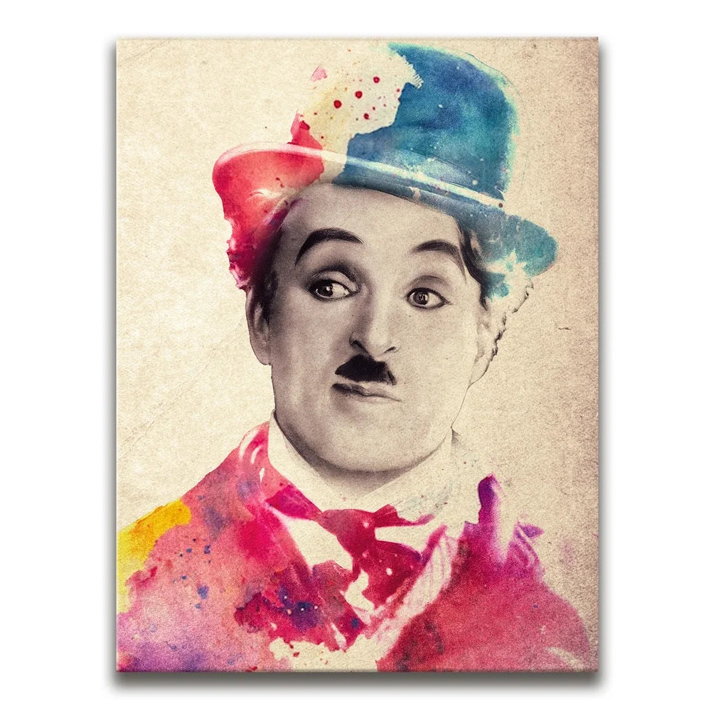 Featured image 1 for Charlie Chaplin - Watercolor