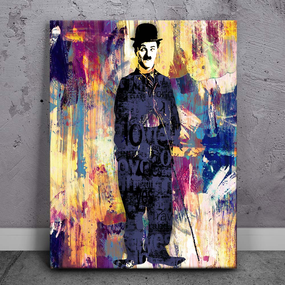 Charlie Chaplin Colorful I