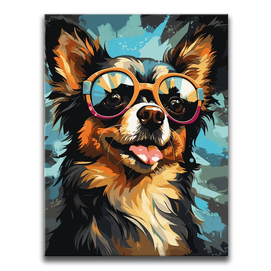 Chihuahua Vibin' Posters, Prints, & Visual Artwork TheGoatWallArt PORTRAIT 18x24 0.75" STANDARD