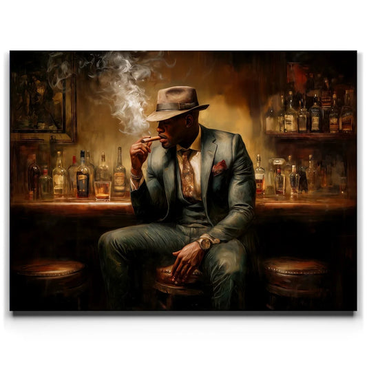 Cognac Silence Posters, Prints, & Visual Artwork TheGoatWallArt LANDSCAPE 24x18 0.75" STANDARD