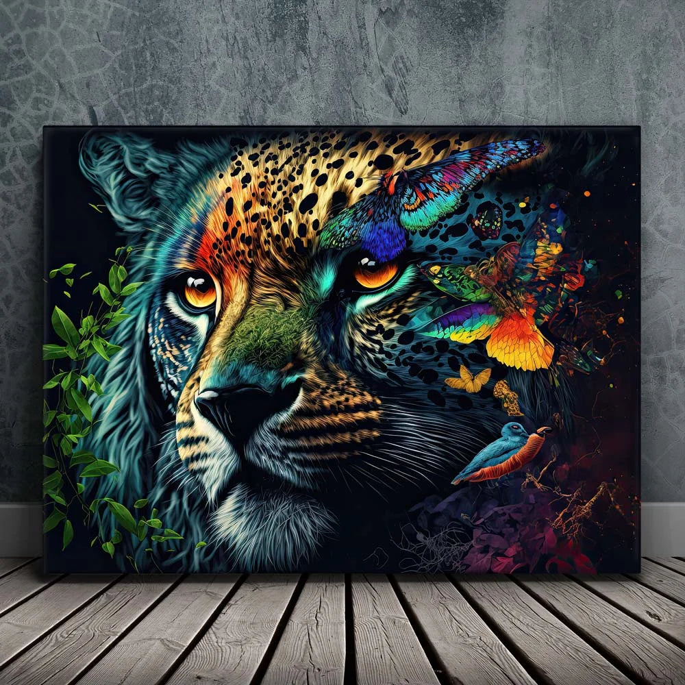 Featured image 1 for Colorful Leopard