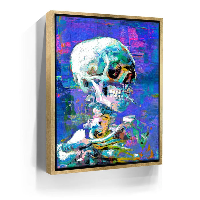 Featured image 8 for Colorful Van Gogh Smoking Skeleton