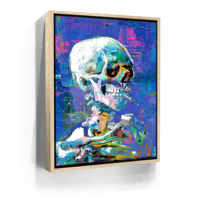 Featured image 9 for Colorful Van Gogh Smoking Skeleton