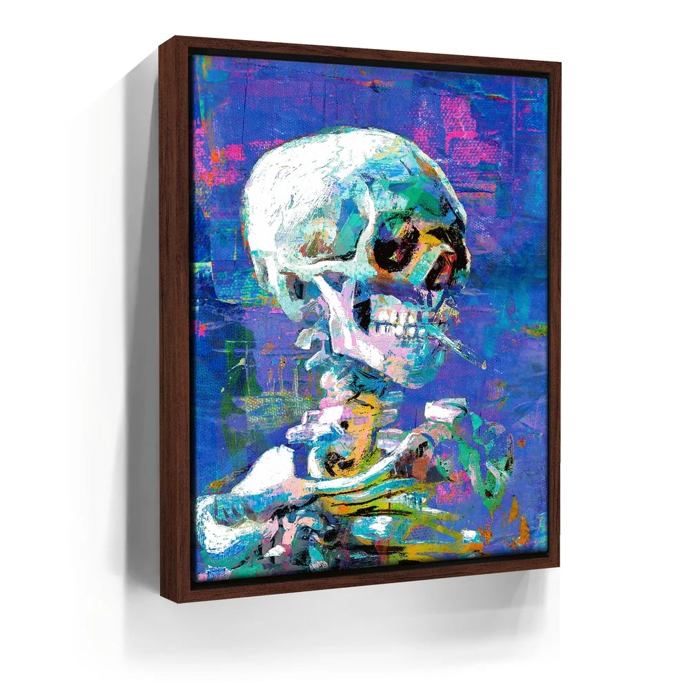 Featured image 10 for Colorful Van Gogh Smoking Skeleton