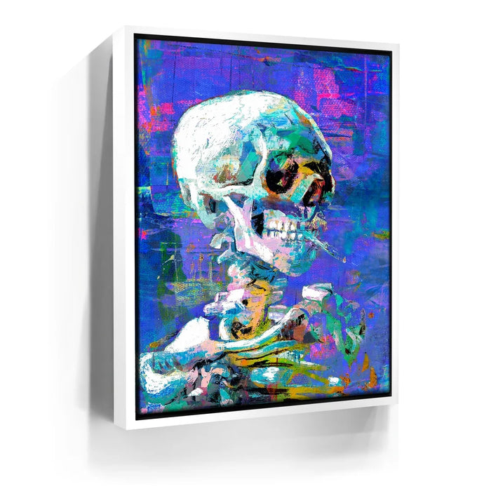 Featured image 7 for Colorful Van Gogh Smoking Skeleton