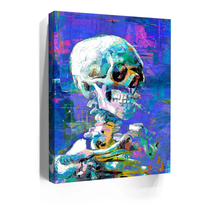 Featured image 5 for Colorful Van Gogh Smoking Skeleton