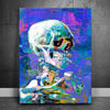 Featured image 1 for Colorful Van Gogh Smoking Skeleton