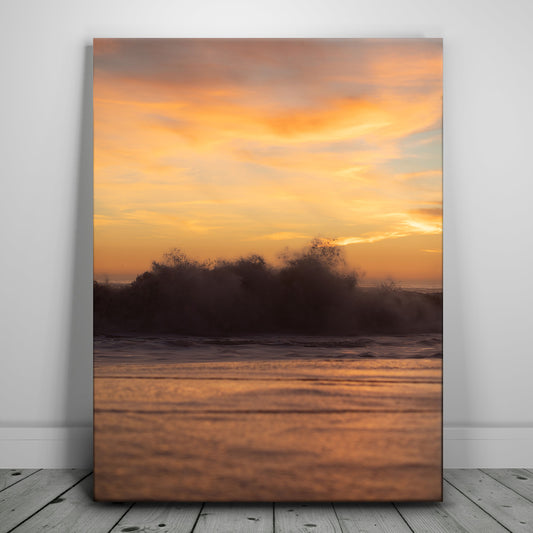 Colorful Waves, California Posters, Prints, & Visual Artwork TheGoatWallArt PORTRAIT 18x24 0.75" STANDARD