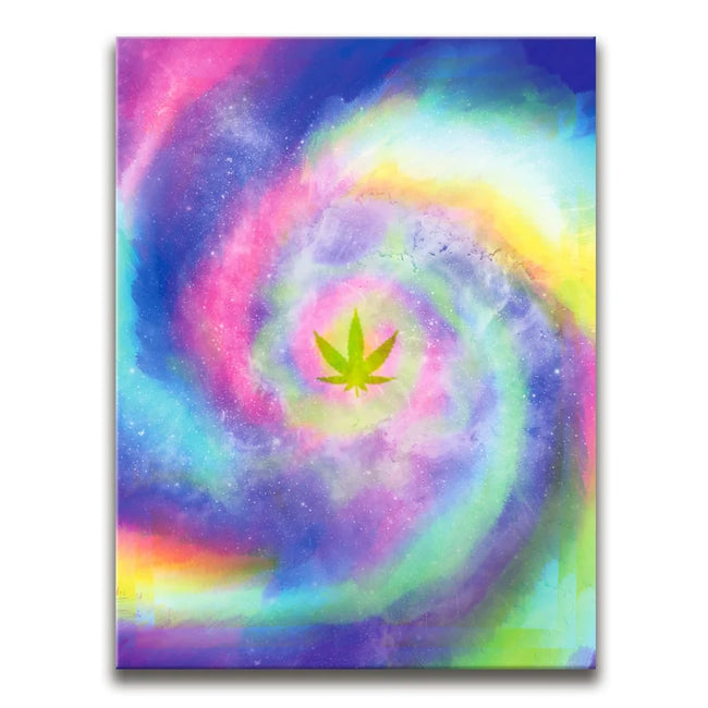 Featured image 1 for Colorful Weed Vortex - Small Leaf