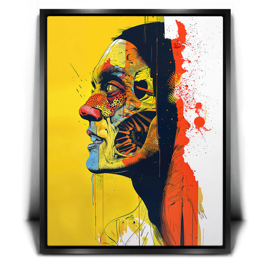 Colors of the Core Posters, Prints, & Visual Artwork TheGoatWallArt PORTRAIT 18x24 1.70" BLACK FRAME