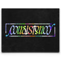 Featured image 1 for Consistency Ambigram - Colorful