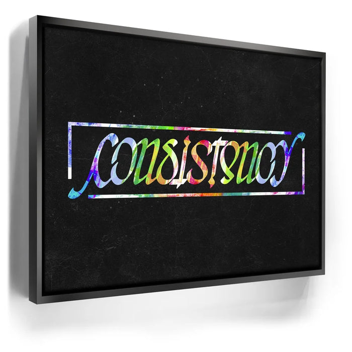 Featured image 6 for Consistency Ambigram - Colorful