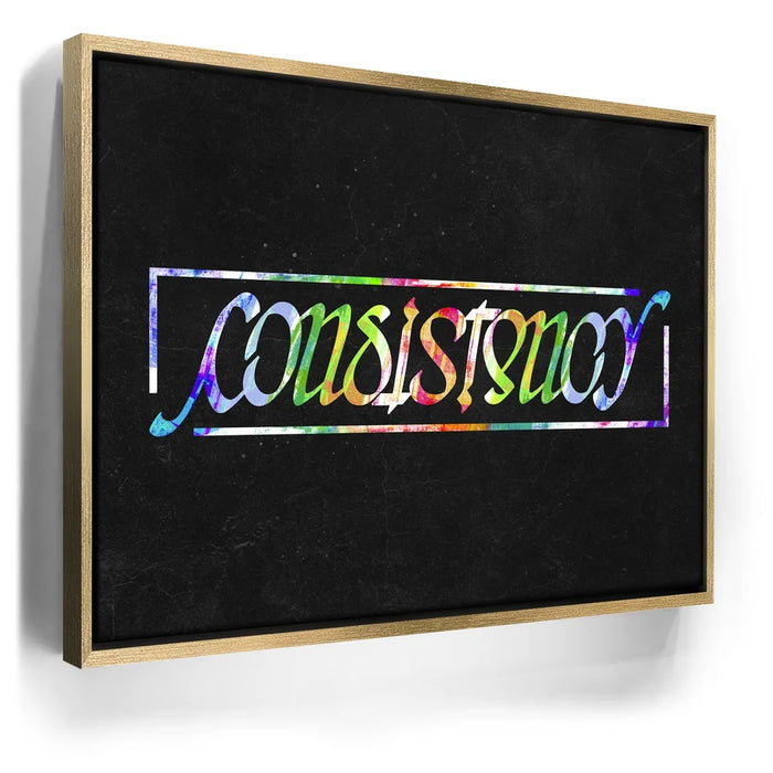 Featured image 8 for Consistency Ambigram - Colorful