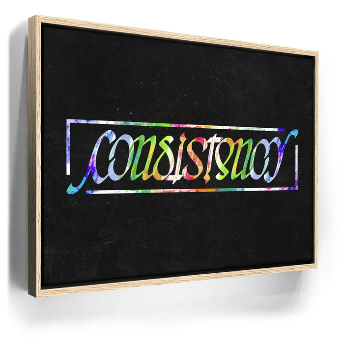 Featured image 10 for Consistency Ambigram - Colorful