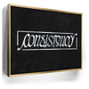Featured image 8 for Consistency Ambigram - Grey