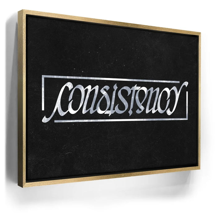 Featured image 8 for Consistency Ambigram - Grey