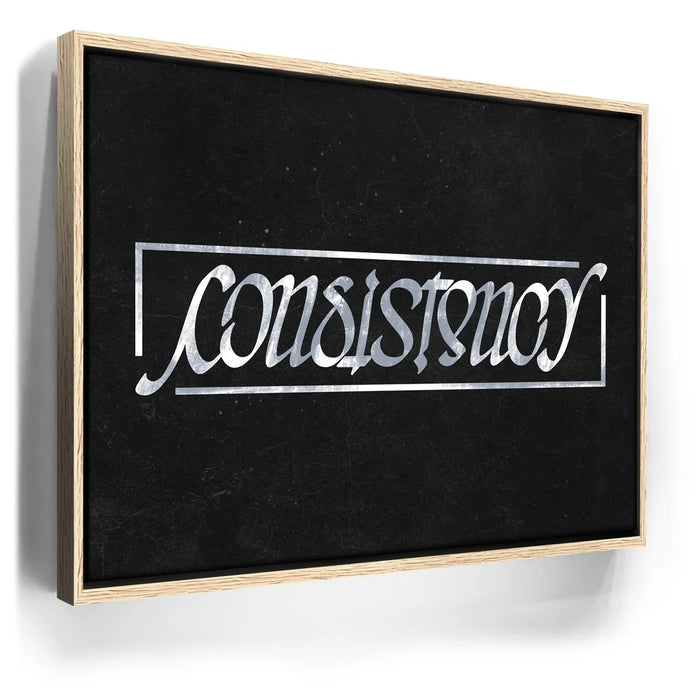 Featured image 10 for Consistency Ambigram - Grey
