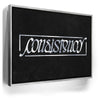 Featured image 9 for Consistency Ambigram - Grey