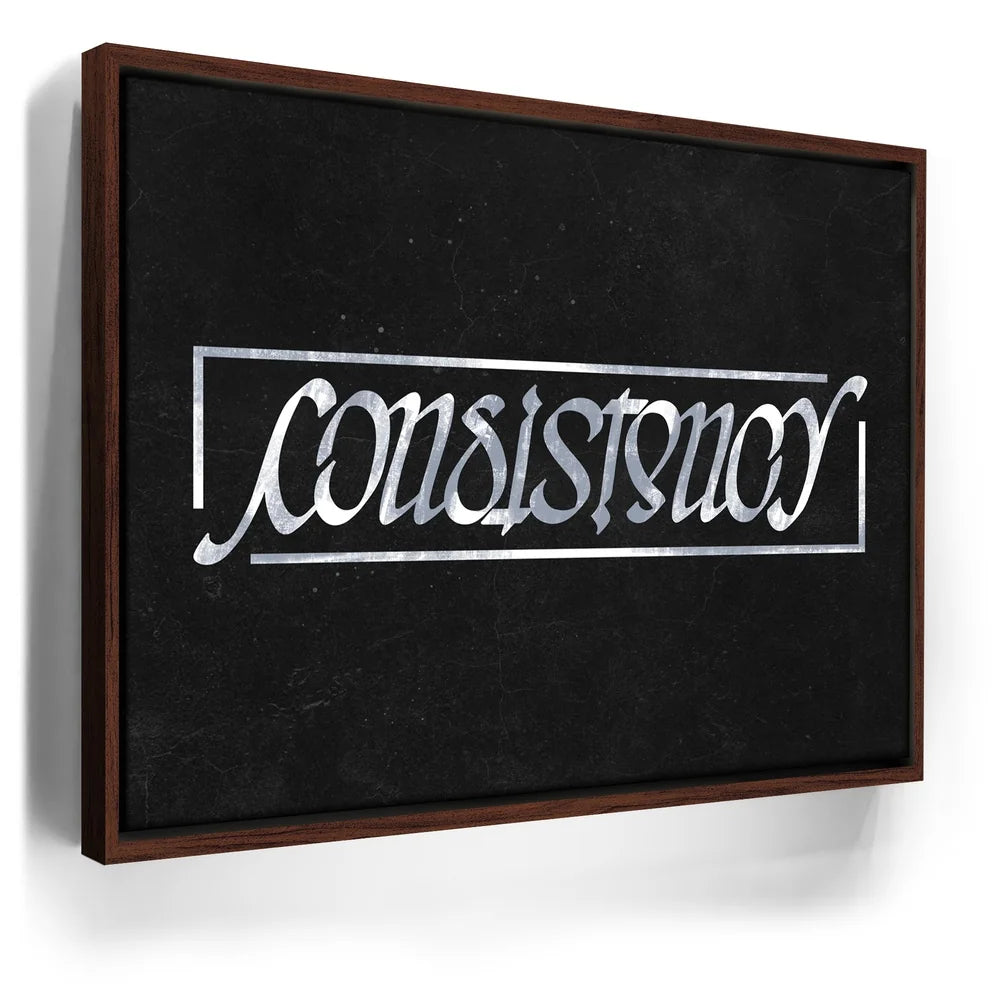 Featured image 11 for Consistency Ambigram - Grey