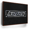 Featured image 11 for Consistency Ambigram - Grey