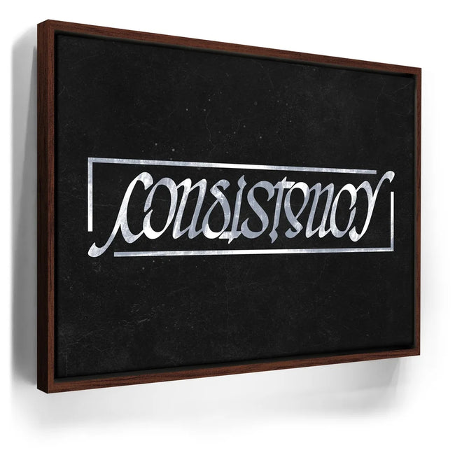 Featured image 11 for Consistency Ambigram - Grey