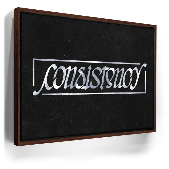 Featured image 11 for Consistency Ambigram - Grey