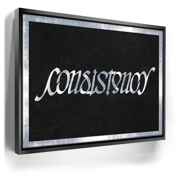 Featured image 6 for Consistency Ambigram - Grey Border