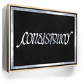 Featured image 10 for Consistency Ambigram - Grey Border
