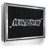Featured image 9 for Consistency Ambigram - Grey Border
