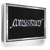 Featured image 7 for Consistency Ambigram - Grey Border