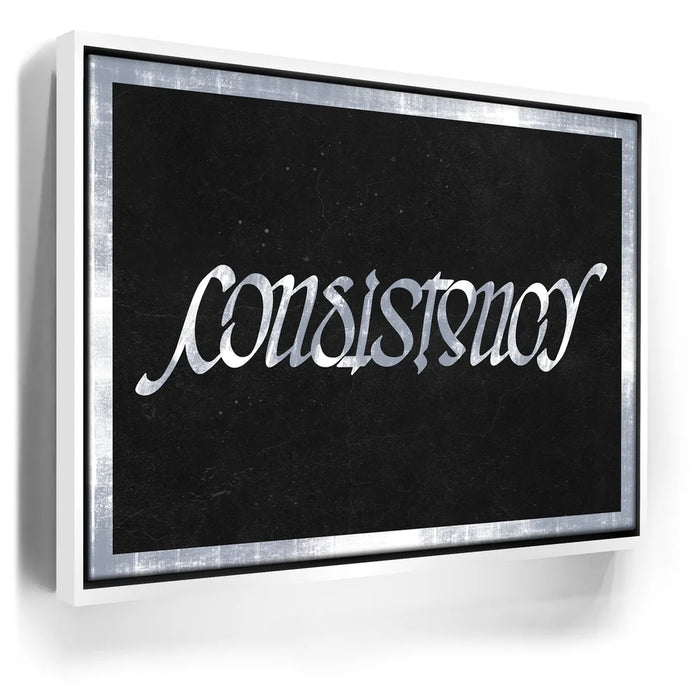Featured image 7 for Consistency Ambigram - Grey Border