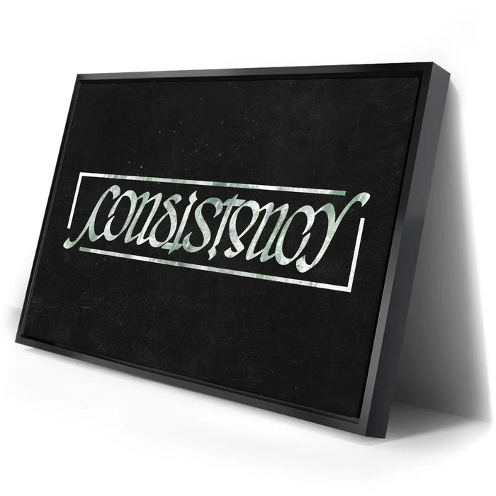 Featured image 2 for Consistency Ambigram - Money Green