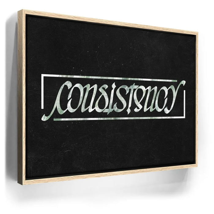 Featured image 10 for Consistency Ambigram - Money Green