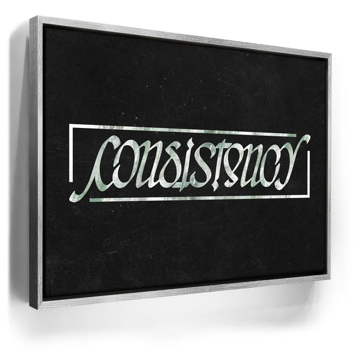 Featured image 9 for Consistency Ambigram - Money Green