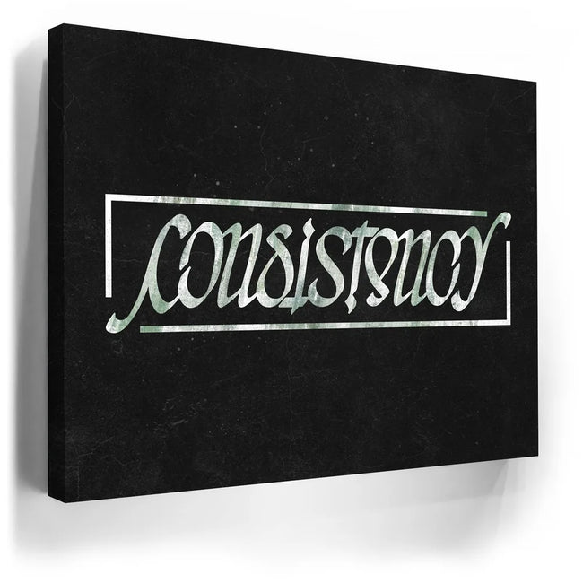Featured image 5 for Consistency Ambigram - Money Green
