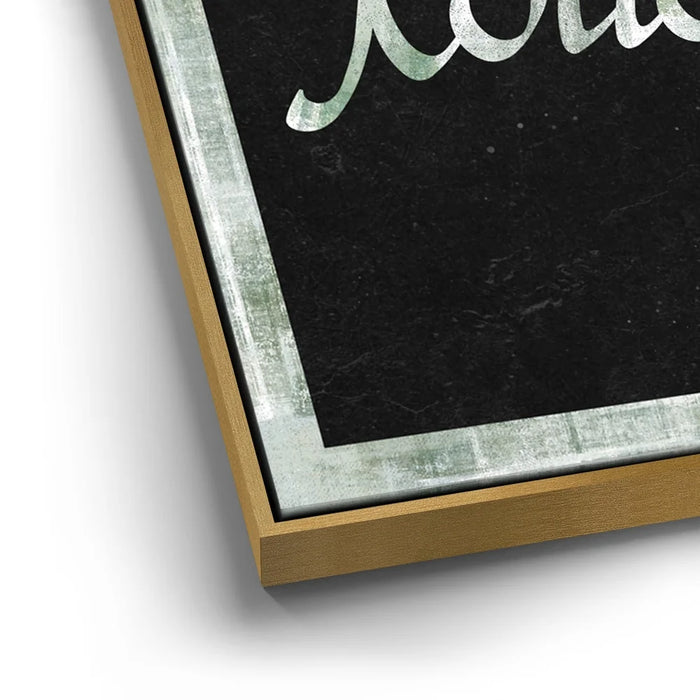 Featured image 13 for Consistency Ambigram - Money Green Border