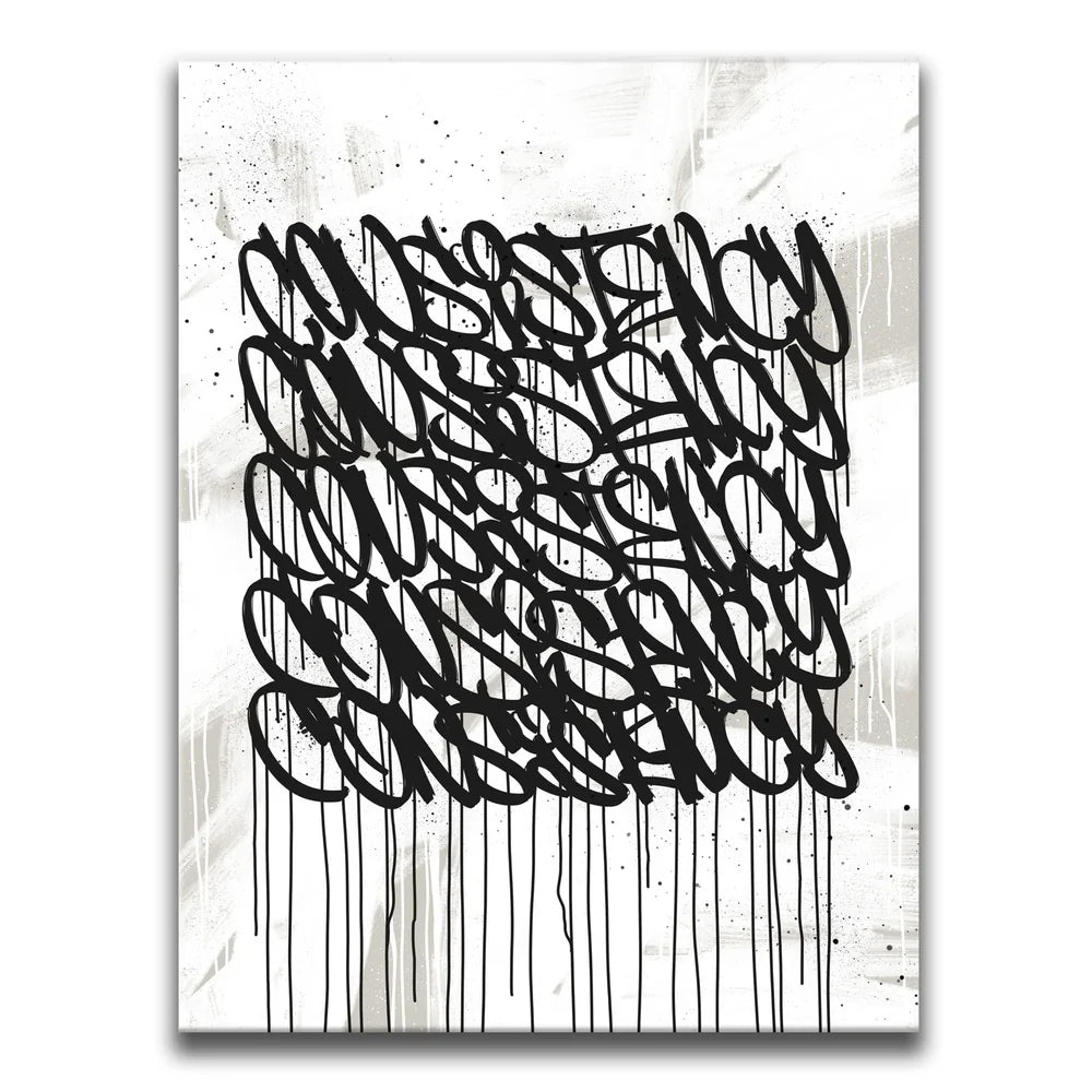 Featured image 1 for Consistency Graffiti - Black and White I