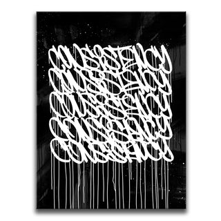 Consistency Graffiti - Black and White II