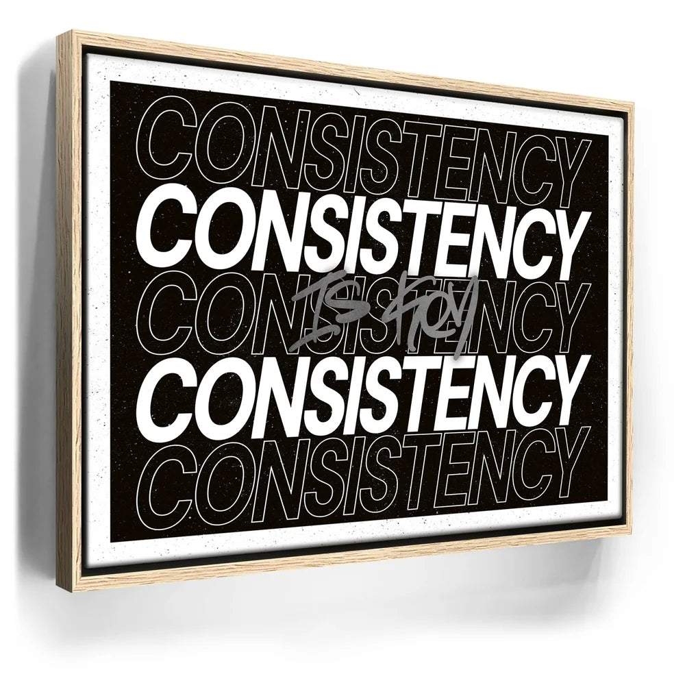 Featured image 9 for Consistency Is Key - Gold - B & W
