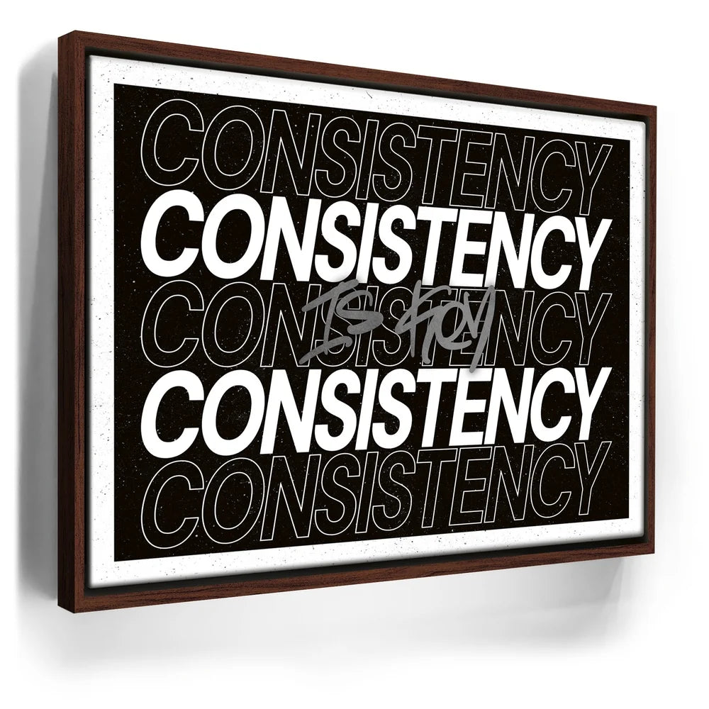 Featured image 10 for Consistency Is Key - Gold - B & W