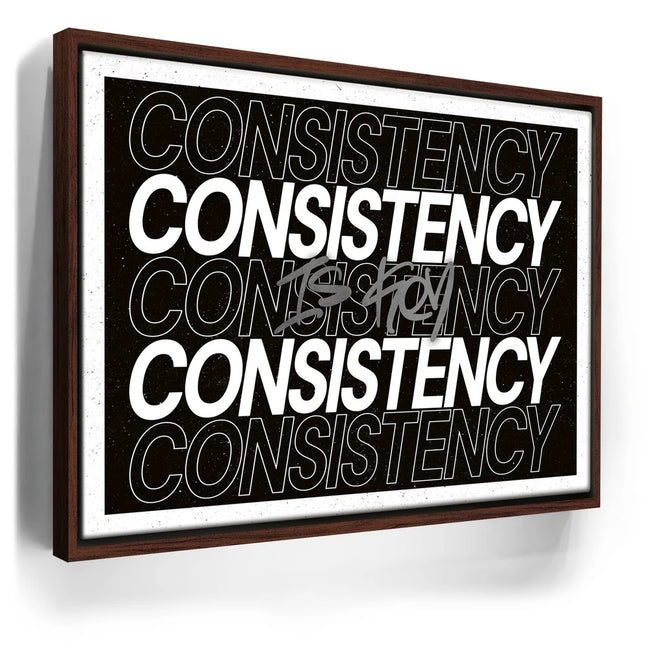 Featured image 10 for Consistency Is Key - Gold - B & W