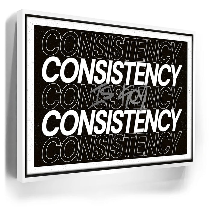 Featured image 6 for Consistency Is Key - Gold - B & W