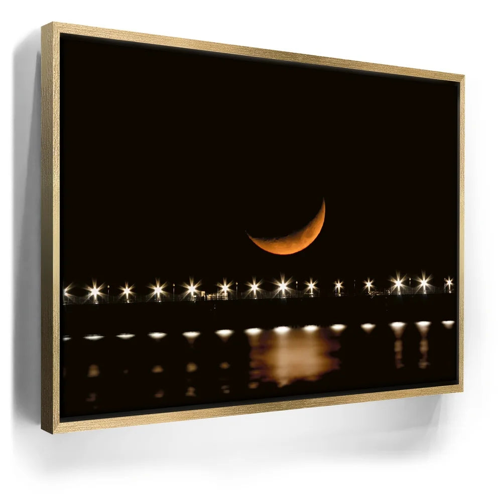 Featured image 7 for Crescent Moon Over Pier