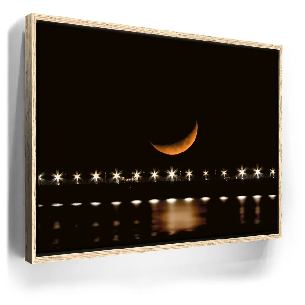 Featured image 9 for Crescent Moon Over Pier